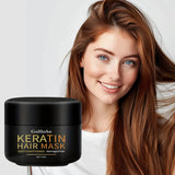 ENVISHA Professional Keratin Hair Mask Deep Nourishing Hair Care Repair Damaged Hair Restore Shine Suitable for All Hair Types